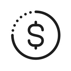Dollar payments loading icon