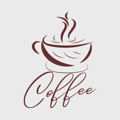 Coffee typography t shirt design 