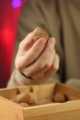 Obraz premium walnut in hand