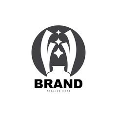 Trophy Logo Design, Award Winner Championship Trophy Vector, Success Brand