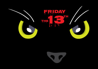 Black Cat on Friday the 13th