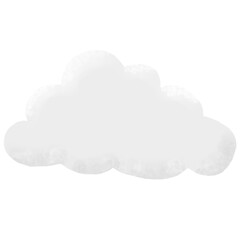 Fototapeta premium Whitw Cloud Illustration