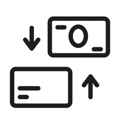 transfer card money icon