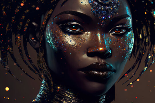 black girl magic sparkling