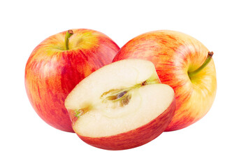 Naklejka premium red apple isolated on transparent png