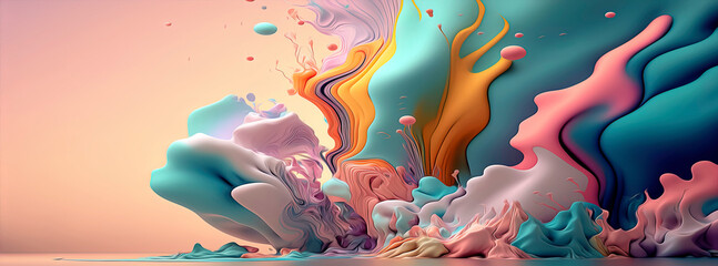 multi colored Abstract render. wallpaper