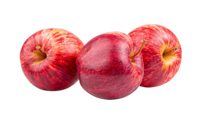 red apple on transparent png