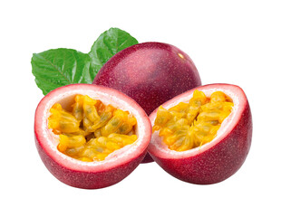 Passion fruit  on transparent png