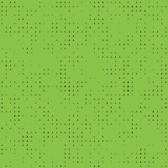 Abstract seamless geometric pattern. Mosaic background of black triangles. Evenly spaced small shapes of different color. Vector illustration on light green background