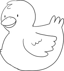 Sketch duck