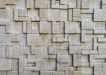 Travertine tile ceramic, mosaic square design seamless texture,