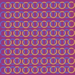 Chain pattern on pink background, illustration