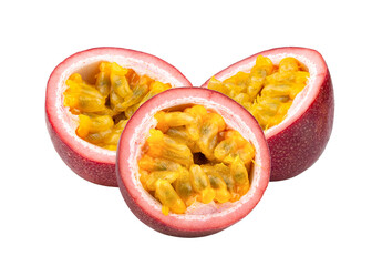 Passion fruit  on transparent png