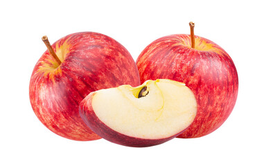 red apple isolated on transparent png