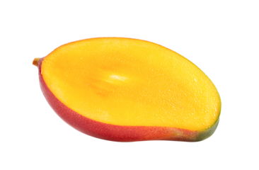 half ripe mango on transparent png