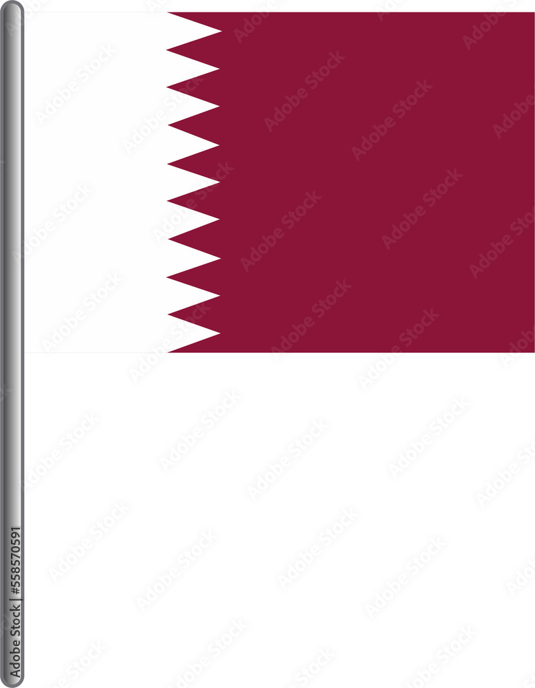 Wall mural qatar flag 2023010502