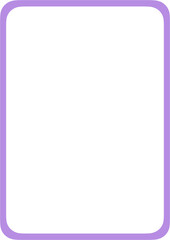 라운드 사각 프레임