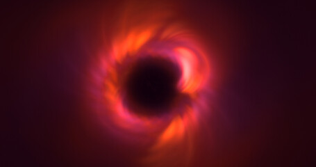 3D rendering abstract multicolor fractal light background