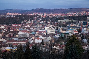 City, street, community, human settlement.