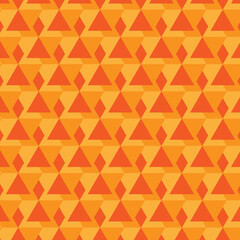 abstract geometric orange triangle background