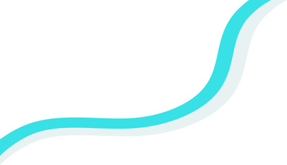 Blue Abstract Line Wave 