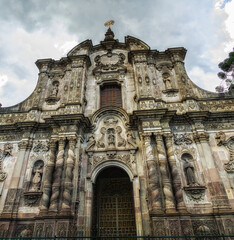Fototapeta na wymiar Church of the Society of Jesus, Quito
