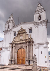 Obraz premium The facade of the Church of Carmen Alto (Iglesia de El Carmen Alto)