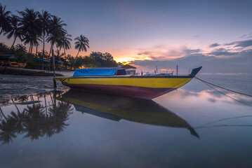Wonderful Sunset photos at Batam island indonesia