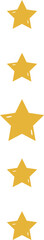 Obraz premium Golden Star Geometric Shape