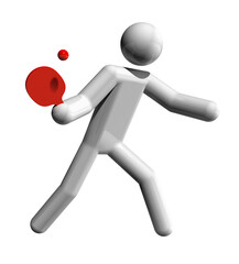 Table Tennis 3D symbol
