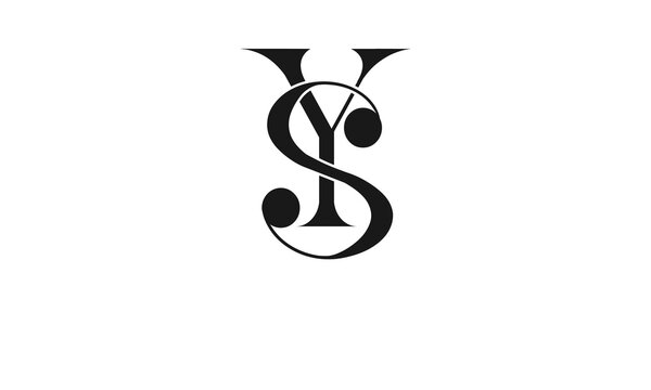 SY,  YS,  S,  Y   Abstract  Letters  Logo  Monogram