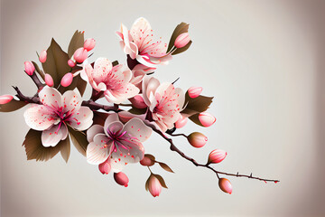 illustration of cherry blossom , sakura