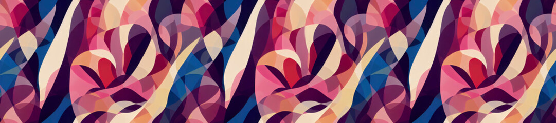 Abstract geometric pattern design