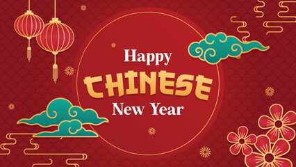 Chinese New Year 2023 Greetings Card