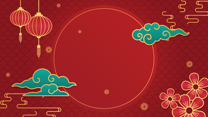 Background Element Chinese New Year