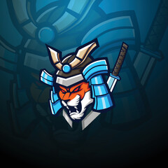 gamer mascot logo design vector illustration 