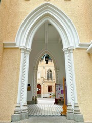 Fototapeta premium entrance to the church