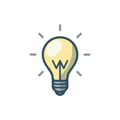 bulb icon design vector template
