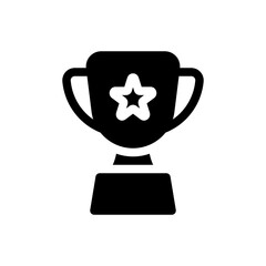 trophy glyph icon