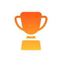 achievement flat gradient icon