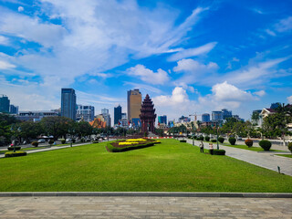 Beautiful capital city Phnom Penh in Cambodia. Asia Travel to the best temple and Destination....