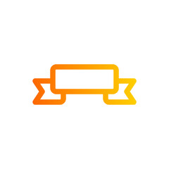 ribbon gradient icon