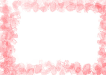 pink rose petals frame