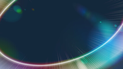 円形の光線が綺麗な背景