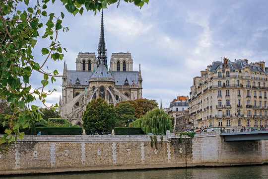 Notre Dame view from river