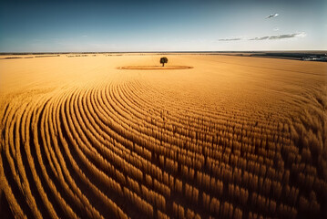 Naklejka premium Aerial drone photo of