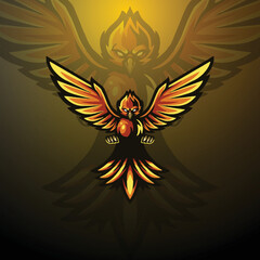 Obraz premium gamer mascot logo design vector illustration for sport team modern illustrator concept style for badge