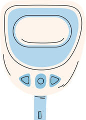 glucose meter medical hospital healthcare clipart