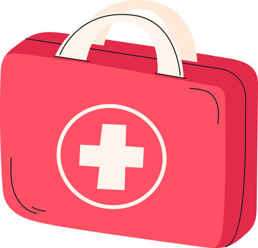 first aid bag medical hospital healthcare clipart