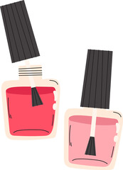nail polish beauty and hair salon clipart